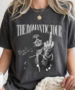 Bruno M The Romantic Tour T-shirt, Concert Shirt, Music Lover Tee, B Mars Fan Shirt