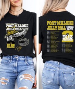 Post Malone Jelly Roll Tour Comfort Color Shirt, Big Ass Stadium Tour 2026