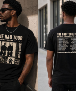 The R&B Tour 2026 Shirt, Legends of Rhythm and Blues Tee, Raymond and Brown