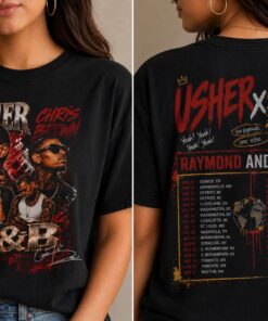 Usher Chris Brown R&B Tour 2026 T-Shirt