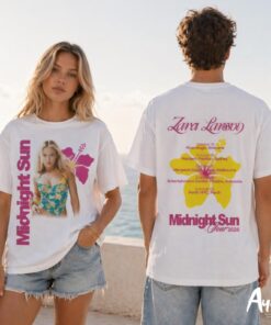 Zara Larsson Midnight Sun Tour 2026 T-Shirt – Front Back Print Unisex Tee