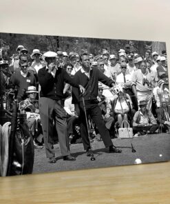 Ben Hogan & Arnold Palmer Augusta 1966 Canvas & Poster Print