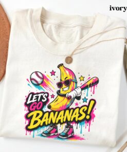 Funny Banana Baseball Shirt, Sports Team Mascot T-Shirt