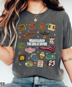 Indie Folk Divide Graphic T-Shirt, Retro Comfort Colors Style Tee