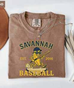 Savannah Baseball Shirt, Funny Banana Mascot Tee