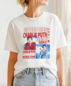 Charlie Puth World Tour 2026 T-Shirt, Charlie Puth Shirt, Charlie Puth Fan Gift, Charlie Puth Graphic Shirt, Charlie Puth Merch Apparel