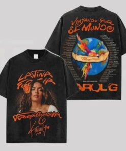Karol G Viajando Por El Mundo Tropitour 2026 Shirt, Reggaeton Concert Tee
