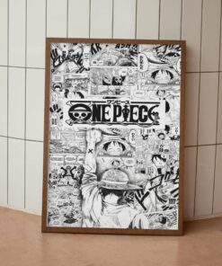 Anime Manga Pirate Poster & Canvas, One Piece Wall Art, Shonen Art