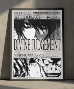 Death Note Anime Manga Poster & Canvas Art Print
