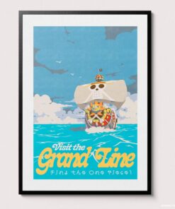 Visit The Pirate Lane Poster & Canvas - Anime Lovern