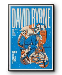 David Byrne April 28-29 2026 In St. Louis MO Poster