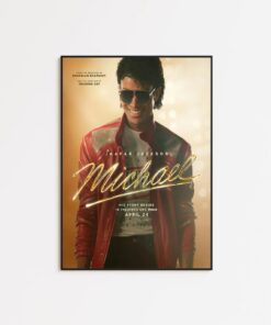 Michael 2026 Movie Poster, Michael Jackson Film Poster, King of Pop Music Print, Poster Decor