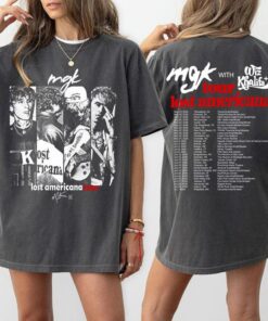 MGK Lost Americana Tour Shirt, 2-Sided Lost Americana Tour 2026 Graphic T-Shirt