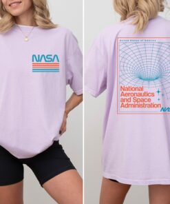 NASA Wormhole T-Shirt, NASA Vintage Insignia Comfort Colors T-Shirt – Space Science Apparel