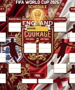 World Cup 2026 Planner England Edition, Tournament Tracker, Football Match Schedule