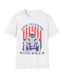 One Nation One Race Shirt, Funny Auto Racing Pun Tee