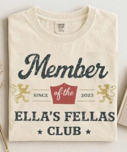 Ella\s Fellas Club Comfort Colors Shirt, Western Tee, Country Concert Apparel --porcelain