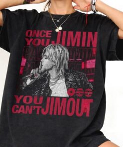 Jimin BTS Shirt, Vintage Park Jimin Kpop Tee, Comfort Cotton Retro 90s Army Gift