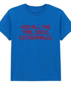 Kiss All The Time Disco Occasionally Baby Tee Cropped T-Shirt - Harry Inspired Concert Outfit Top