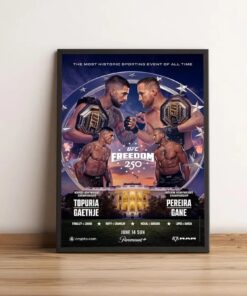 UFC Freedom 250 White House 2026 MMA Fight Poster & Canvas Wall Art Print