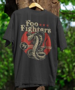 Foo Fighters Vintage Band Shirt, Retro Rock Band Tee, 90s Grunge Graphic T-Shirt