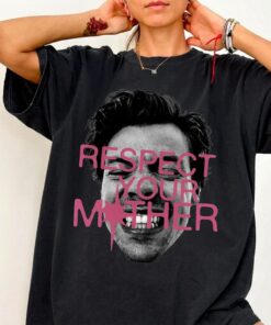 Harry Styles Recpect Your Mother T-Shirt, Retro Pop Art Graphic Tee, Harty Styles Shirt