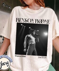 Benson Boone Shirt, Wanted Man Tour 2026, Vintage Concert Tee, Retro Graphic Shirt