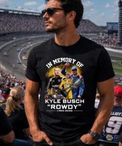 Kyle Busch Shirt, Rip Rowdy T-Shirt, Tribute Kyle Racing Fan Tee