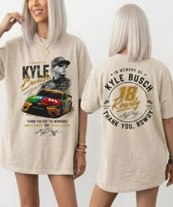 RIP Kyle Busch Shirt Rowdy Tribute T-Shirt, In Memory Motorsport Graphic Tee