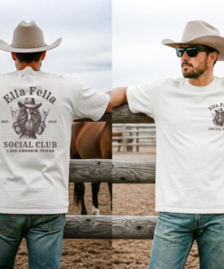 Ella Fella Social Club Shirt, Country Concert Tee, Western Graphic T-Shirt