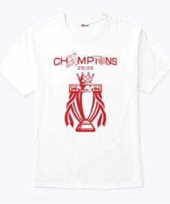 Arsenal Premier League Champions 25 26 T Shirt