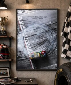 Kyle Busch 8 Some Marks Never Fade Car Racing Poster & Canvas