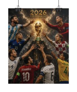 2026 FIFA World Cup Players Collage Poster & Canvas