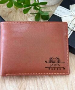 Custom 4th of July Leather Wallet 250 Years Freedom Personalized Gift