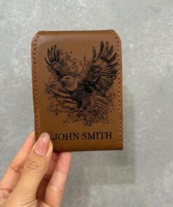 Personalized Patriotic Leather Wallet 250 Years Freedom July 4th Gift Box