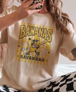 Bananas Baseball Shirt, Savannah Baseball Tee