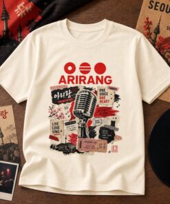 BTS Arirang World Tour Shirt Bangtan Concert Merch Tee