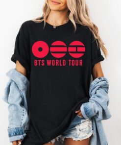 Minimal BTS World Tour Logo Concert T-Shirt