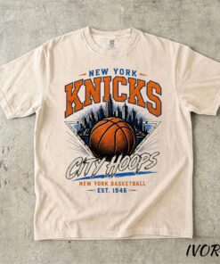 New York Knicks Shirt, Vintage NY Basketball Tee