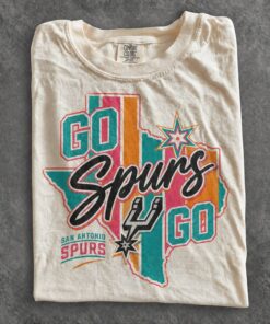 Vintage Go Spurs Go Shirt, San Antonio Basketball Fan Tee