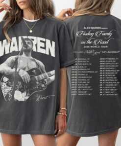 Alex Warren Eras Tour 2026 Vintage Shirt, Indie Music Aesthetic Unisex Fan Gift