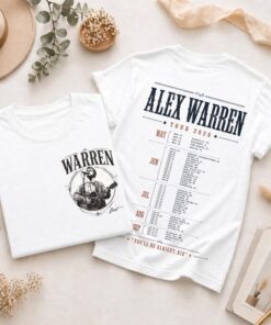 Alex Warren Tour 2026 T-Shirt Country Music Concert Tee