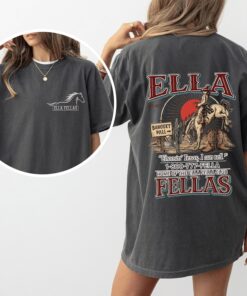 Vintage Western Concert Graphic Tee Ella Fella Club Cowboy Tee 2026 Western Whiskey Graphic Shirt