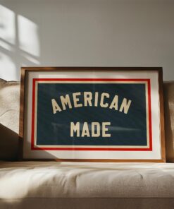Retro United States Poster & Canvas Art, Patriotic Decor