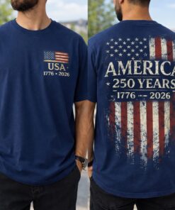 America 250 Years Shirt, 1776 2026 USA Flag Tee