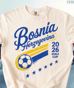 Comfort Colors Bosnia Soccer Shirt, Bosnia Football Fan Tee, Vintage Bosnia Sports Shirt, World Cup Fan Gift, Retro Game Day Outfit
