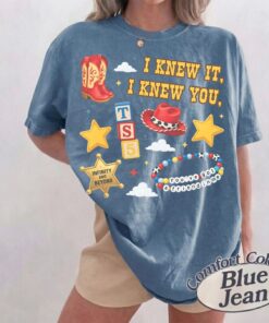 Vintage I Knew It I Knew You Comfort Colors Shirt, TS and Toy Story 5 Friendship Shirt, Jessie Cowgirl, Cowgirl Boots Tee , Western Coquette