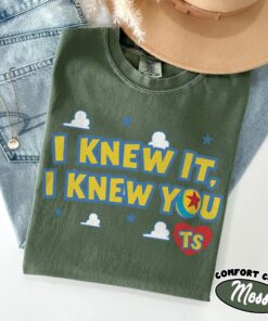 Vintage I Knew It I Knew You Shirt, TS and Toy Story 5 Friendship Shirt, Woody Buzz Lightyear Tee, Disneyland Toy Story Family Matching Tee