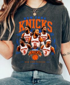 New York Basketball Comfort Colors T-Shirt, Knick Graphic Tee Jalen Brunson KAT Josh Hart OG Anunoby Fan Shirt, Final Game Day Fan Gift